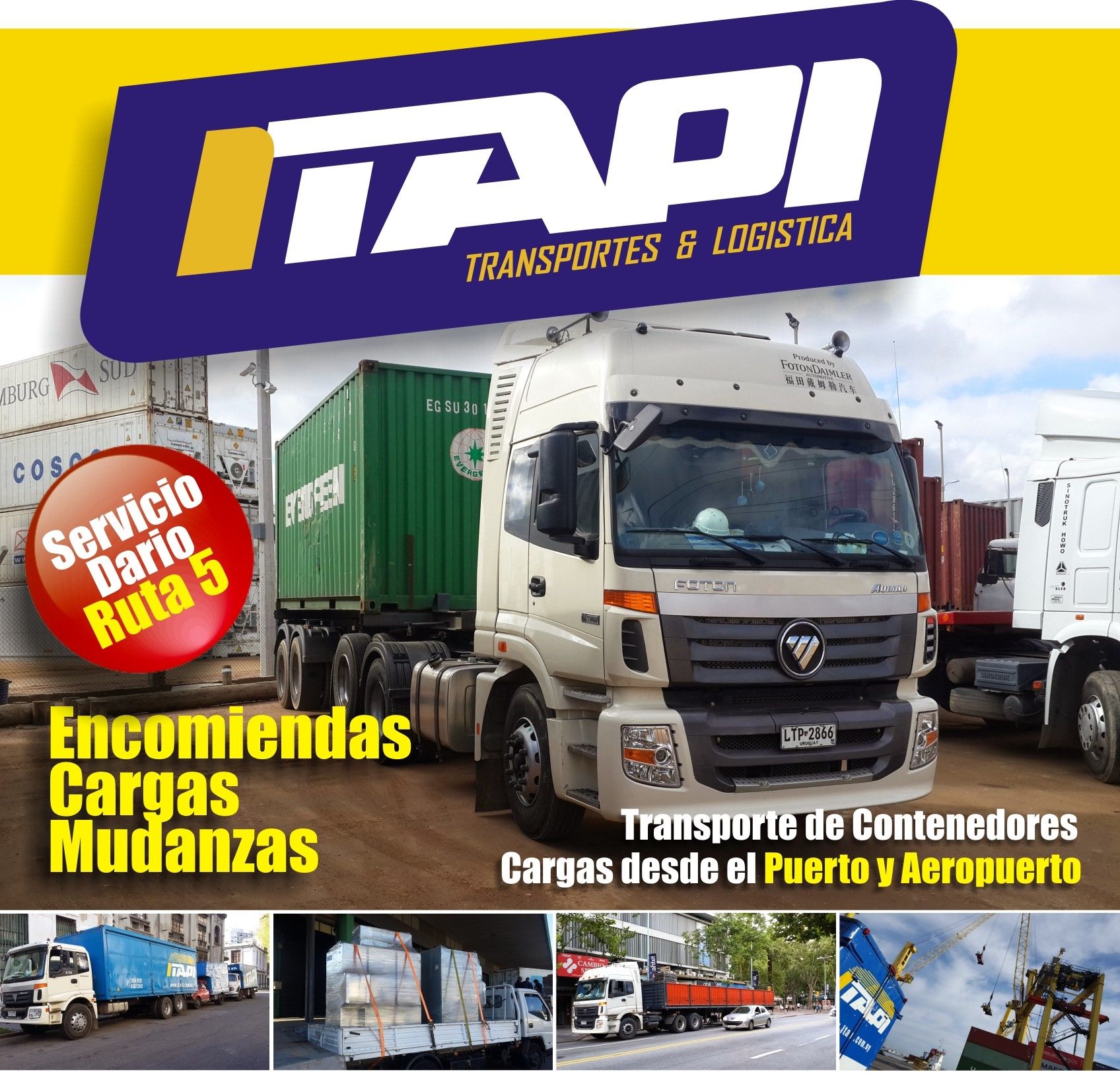 ITAPI encomiendas mudanzas transporte contenedores